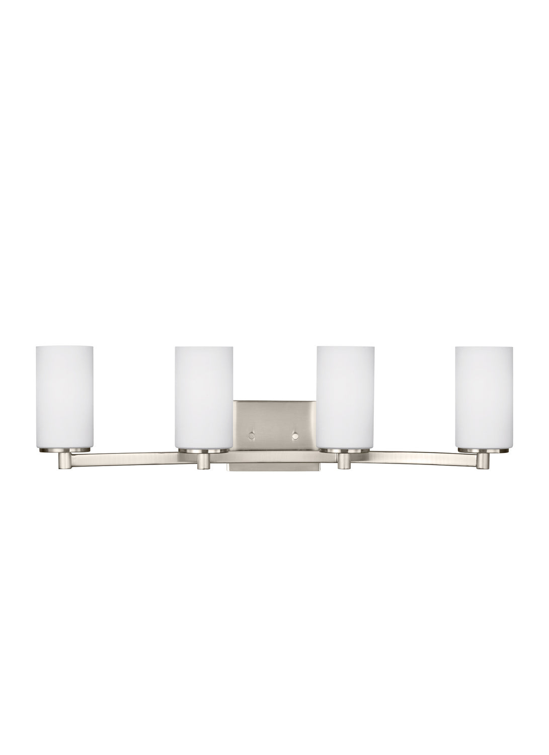 Generation Lighting - 4439104-962 - Four Light Wall / Bath - Hettinger - Brushed Nickel