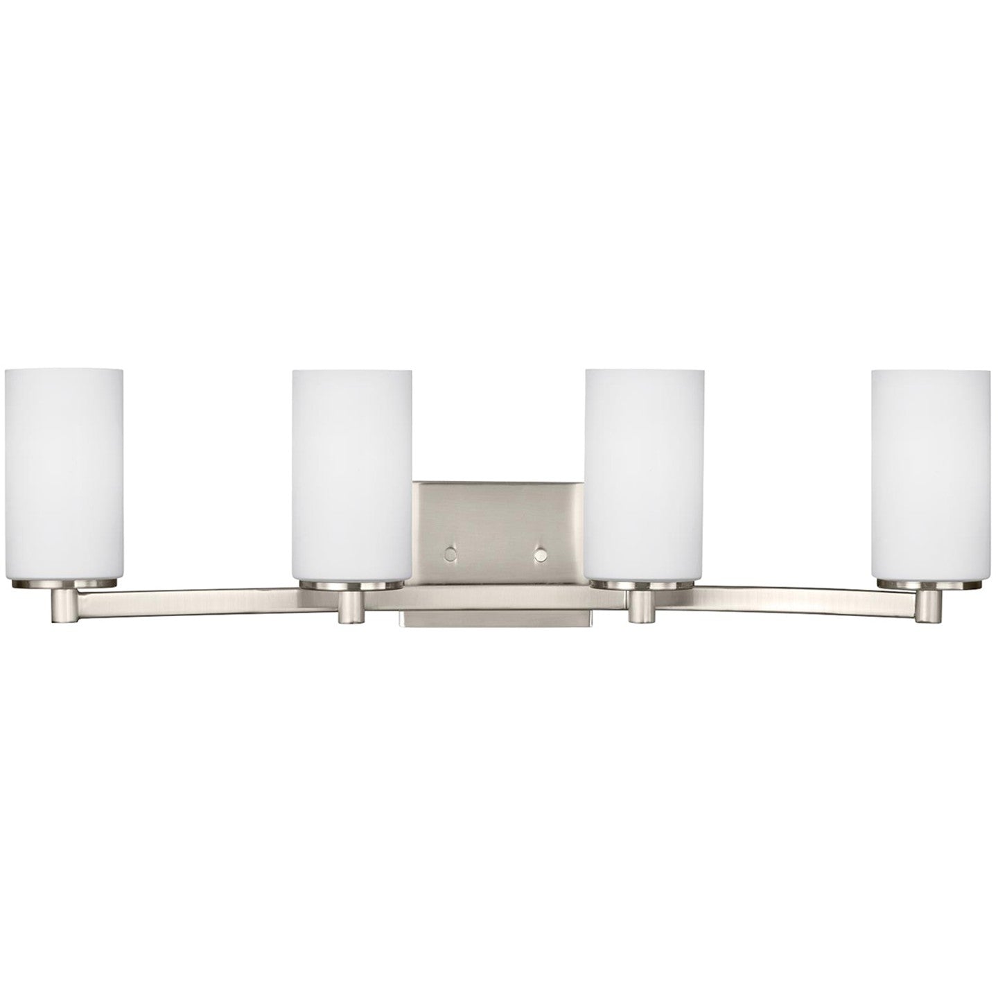 Generation Lighting - 4439104EN3-962 - Four Light Wall / Bath - Hettinger - Brushed Nickel