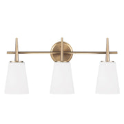 Generation Lighting - 4440403EN3-848 - Three Light Wall / Bath - Driscoll - Satin Brass