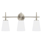 Generation Lighting - 4440403EN3-962 - Three Light Wall / Bath - Driscoll - Brushed Nickel