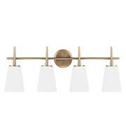 Generation Lighting - 4440404EN3-848 - Four Light Wall / Bath - Driscoll - Satin Brass