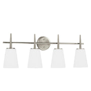 Generation Lighting - 4440404EN3-962 - Four Light Wall / Bath - Driscoll - Brushed Nickel