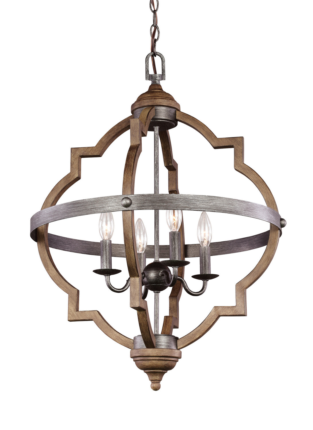 Generation Lighting - 5124904EN-846 - Four Light Hall / Foyer - Socorro - Stardust