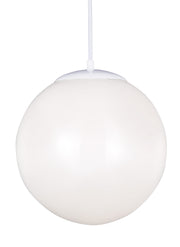 Visual Comfort Studio - 6024EN3-15 - One Light Pendant - Leo - Hanging Globe - White