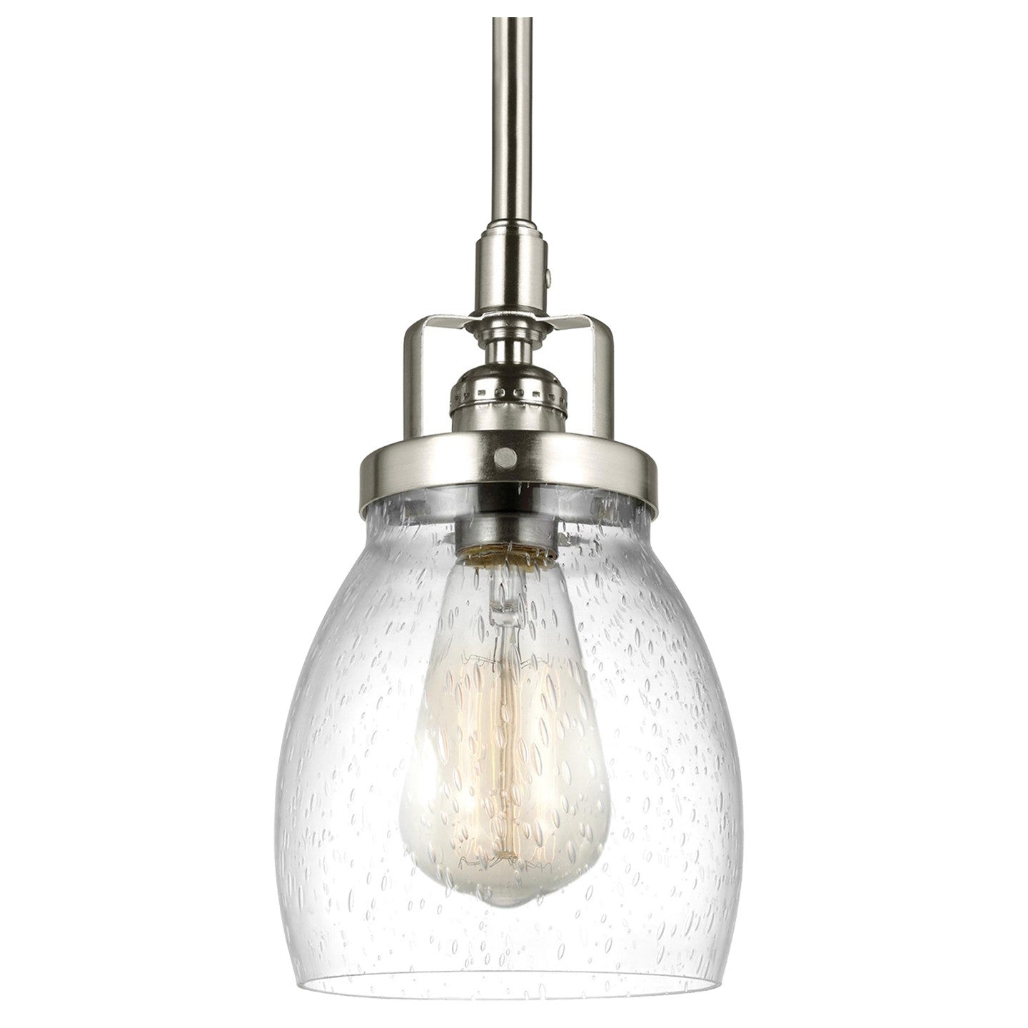 Generation Lighting - 6114501-962 - One Light Mini-Pendant - Belton - Brushed Nickel