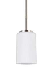 Generation Lighting - 61160-962 - One Light Mini-Pendant - Oslo - Brushed Nickel