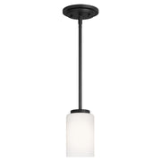 Generation Lighting - 61160EN3-112 - One Light Mini-Pendant - Oslo - Midnight Black