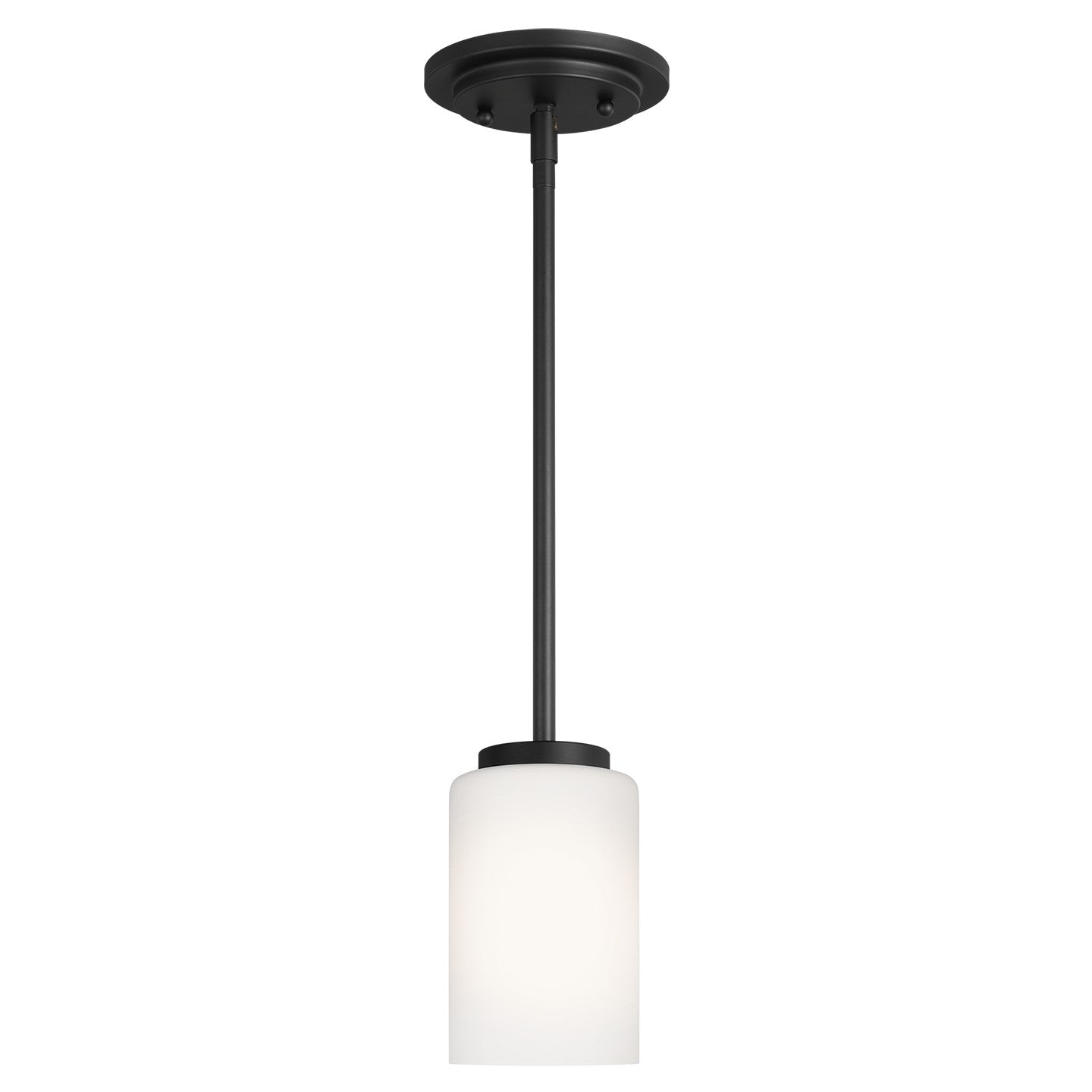Generation Lighting - 61160EN3-112 - One Light Mini-Pendant - Oslo - Midnight Black