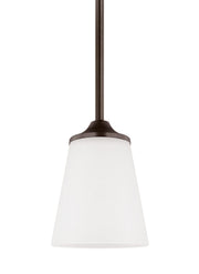 Generation Lighting - 6124501EN3-710 - One Light Mini-Pendant - Hanford - Bronze