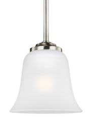 Generation Lighting - 6139001EN3-962 - One Light Mini-Pendant - Emmons - Brushed Nickel