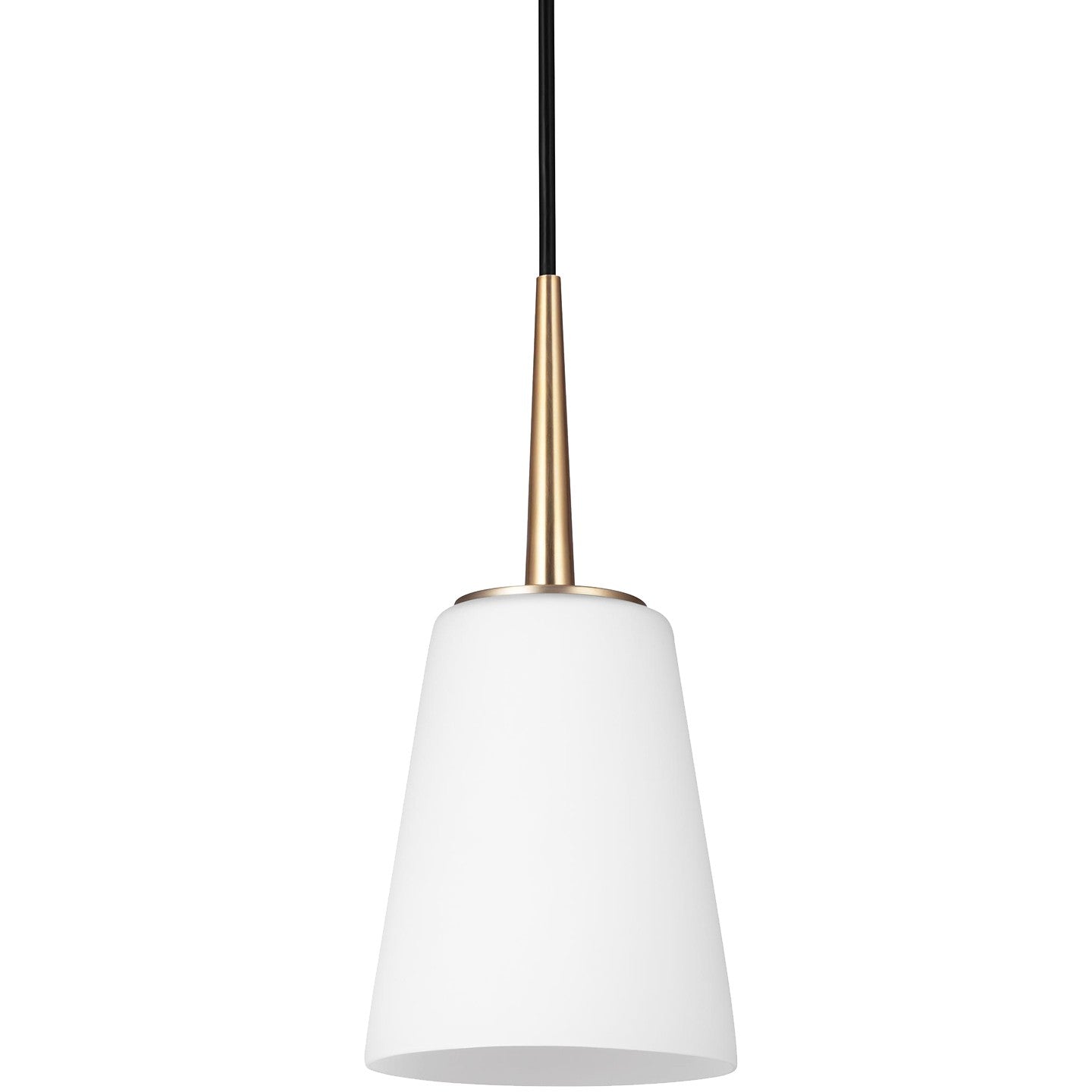 Generation Lighting - 6140401EN3-848 - One Light Mini-Pendant - Driscoll - Satin Brass