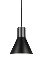 Generation Lighting - 6141301EN3-962 - One Light Mini-Pendant - Towner - Brushed Nickel
