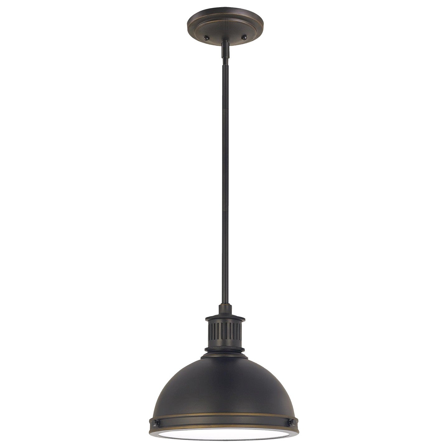 Generation Lighting - 65085EN3-715 - One Light Pendant - Pratt Street Metal - Autumn Bronze