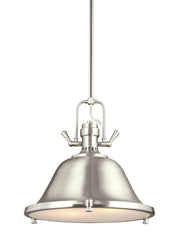 Generation Lighting - 6514402EN3-962 - Two Light Pendant - Stone Street - Brushed Nickel