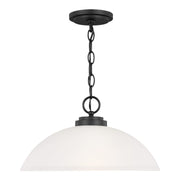 Generation Lighting - 65160EN3-112 - One Light Pendant - Oslo - Midnight Black