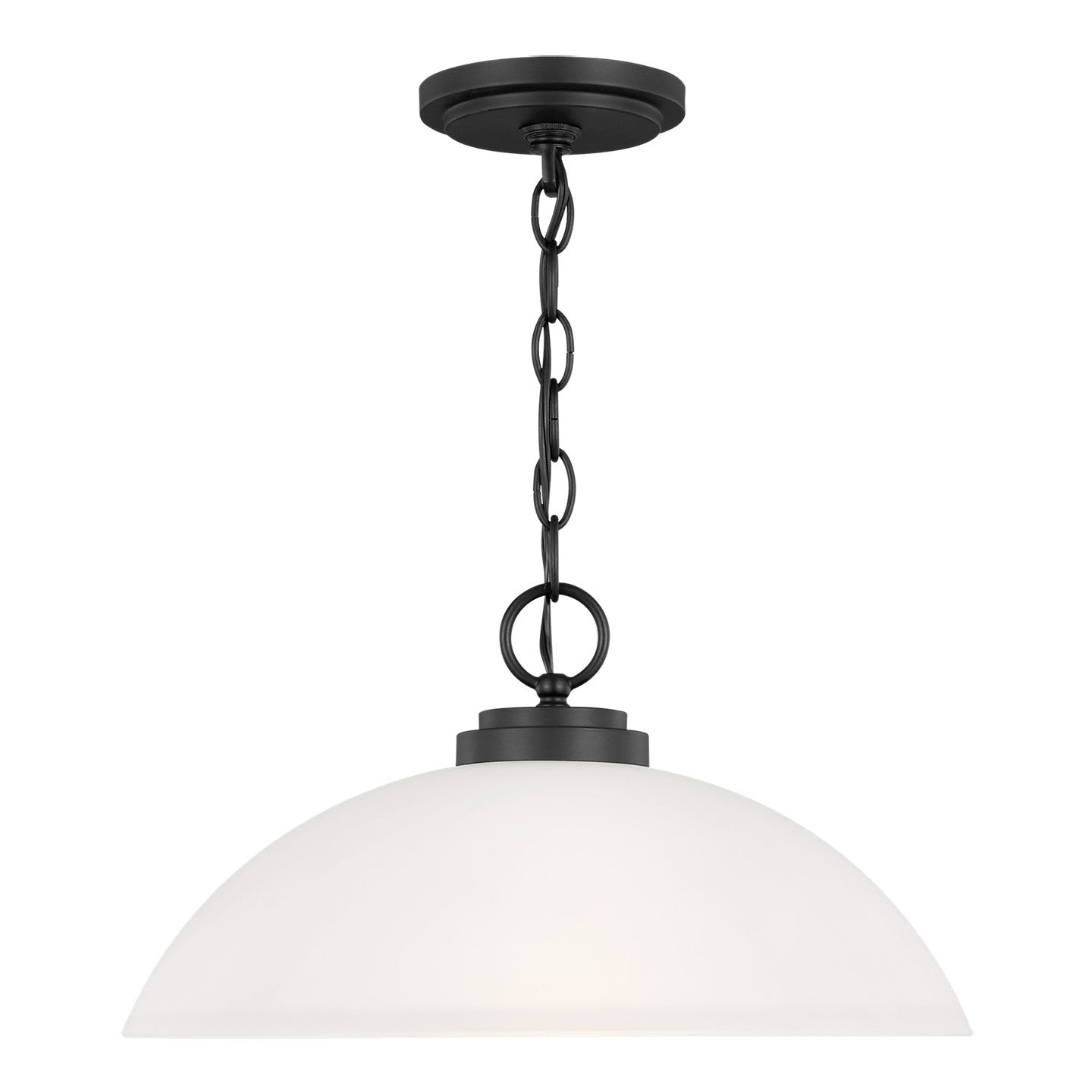 Generation Lighting - 65160EN3-112 - One Light Pendant - Oslo - Midnight Black