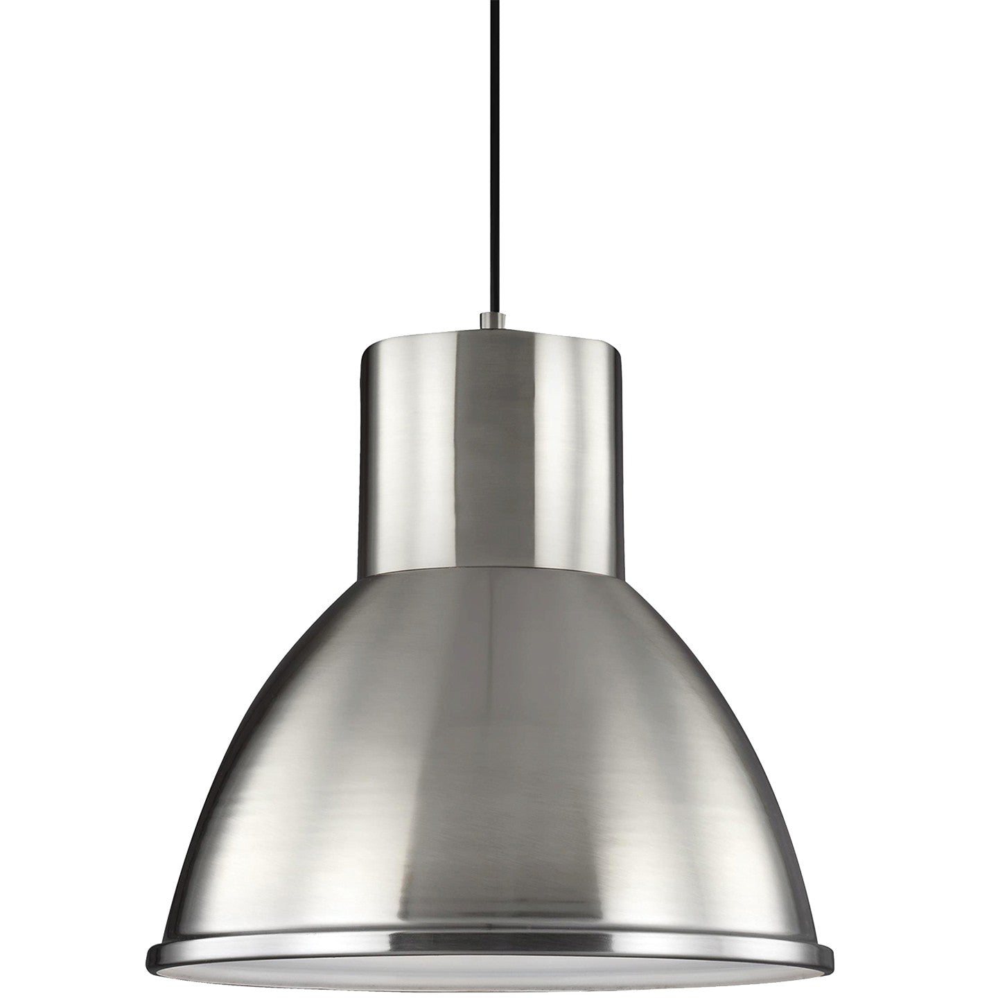 Generation Lighting - 6517401EN3-962 - One Light Pendant - Division Street - Brushed Nickel