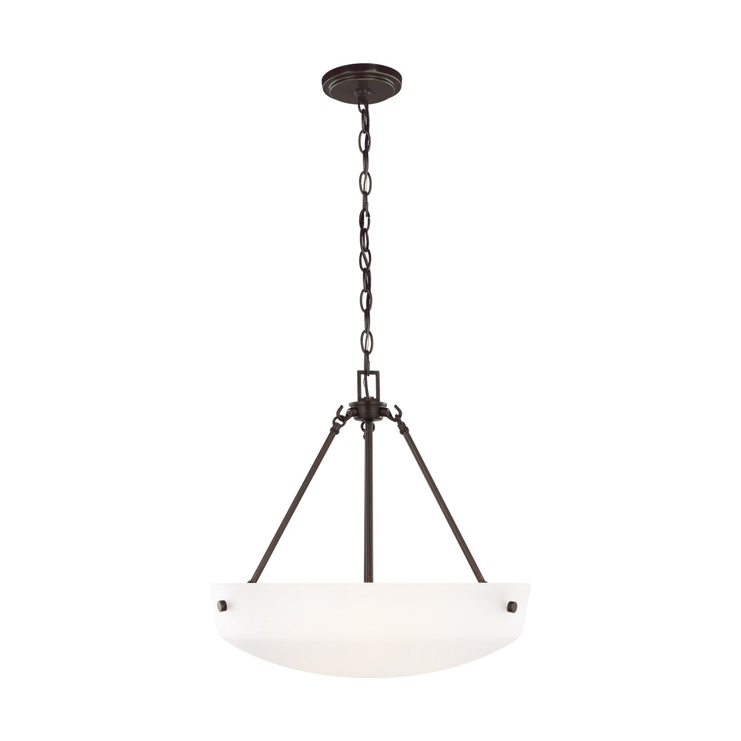 Generation Lighting - 6615203EN3-710 - Three Light Pendant - Kerrville - Bronze