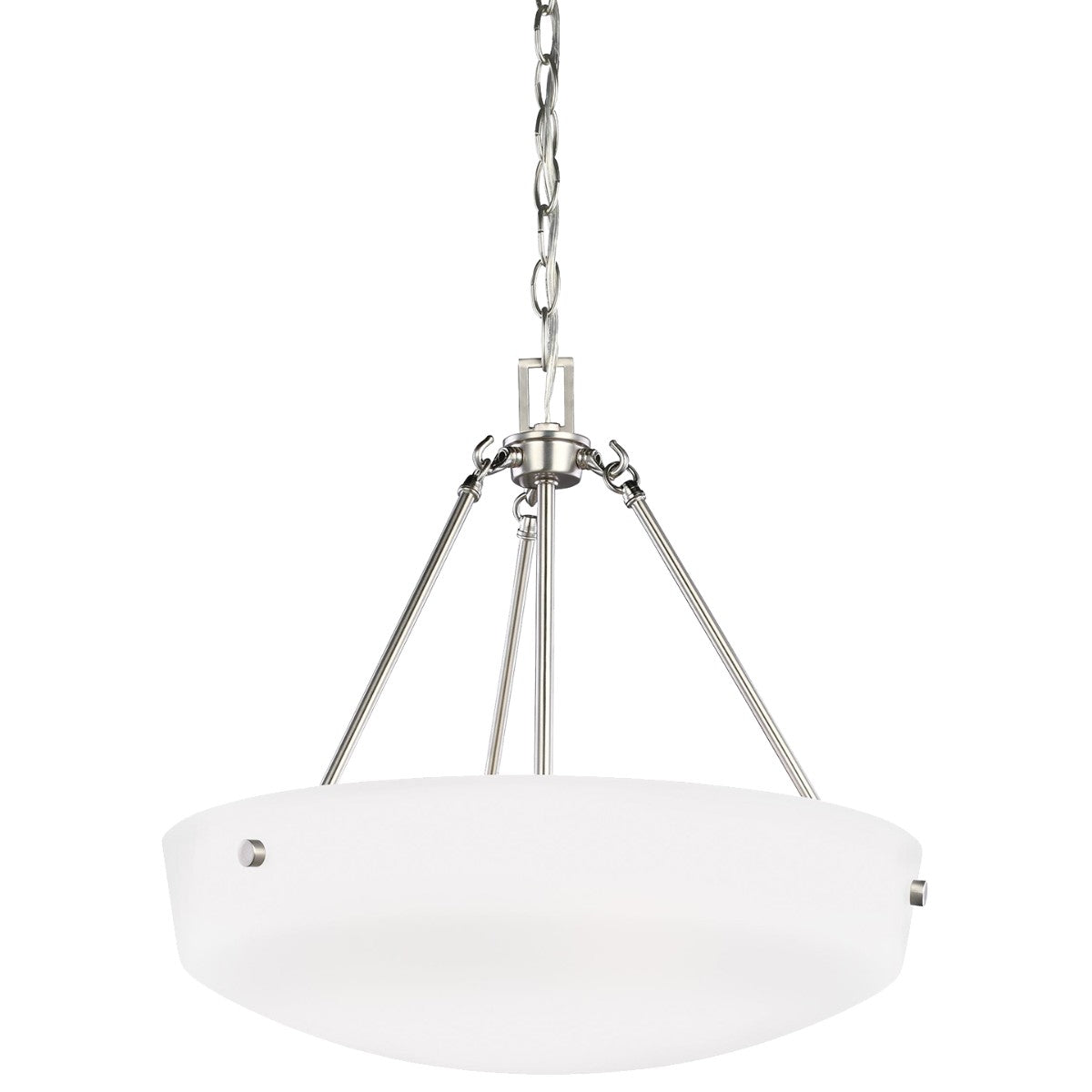 Generation Lighting - 6615203EN3-962 - Three Light Pendant - Kerrville - Brushed Nickel