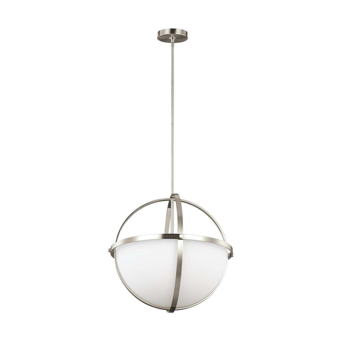 Generation Lighting - 6624603EN3-962 - Three Light Pendant - Alturas - Brushed Nickel