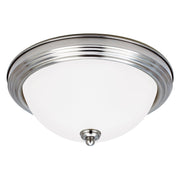 Generation Lighting - 77065EN3-962 - Three Light Flush Mount - Geary - Brushed Nickel