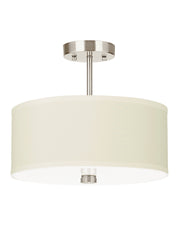 Visual Comfort Studio - 77262EN3-962 - Two Light Semi-Flush Convertible Pendant - Dayna Shade Pendants - Brushed Nickel