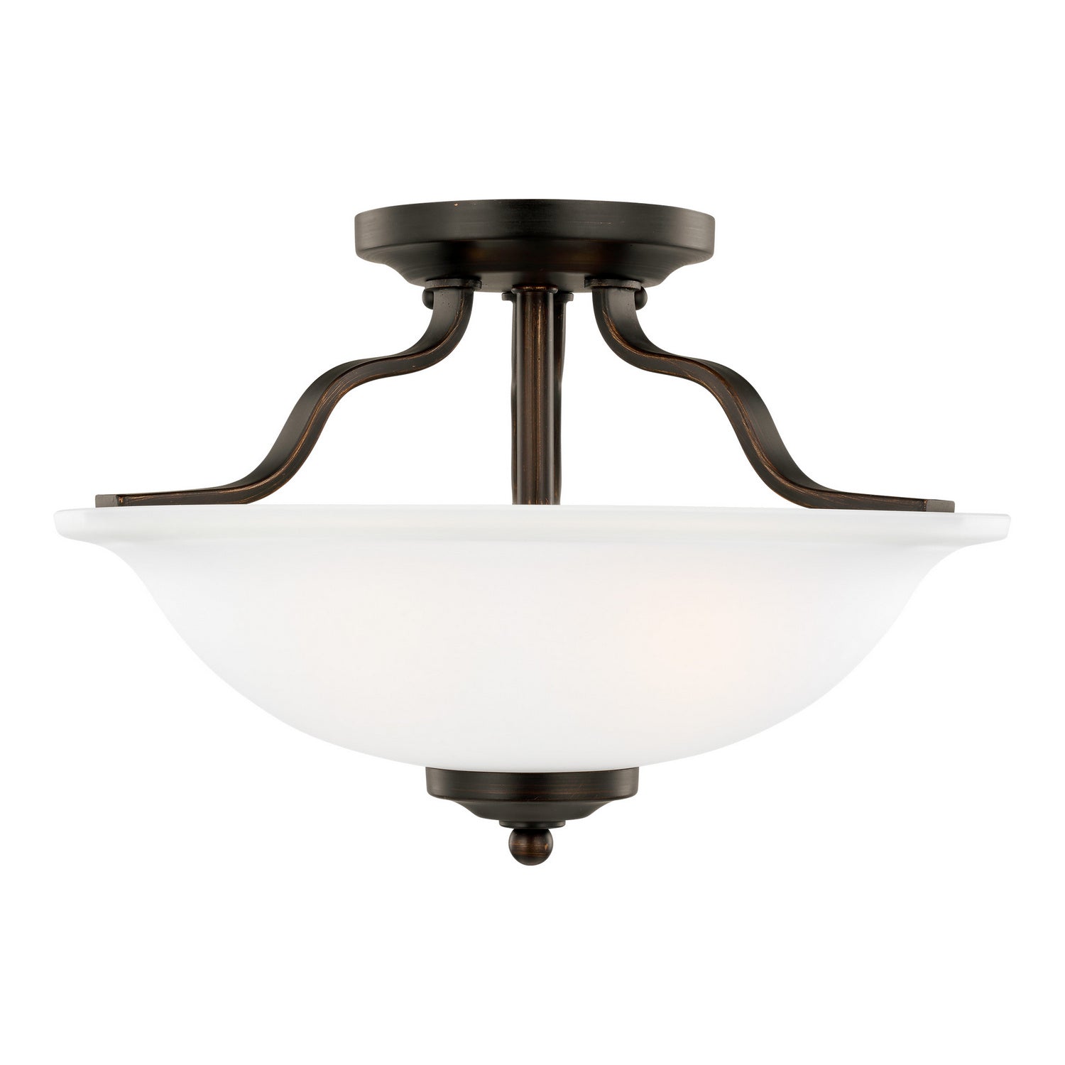 Generation Lighting - 7739002EN3-710 - Two Light Semi-Flush Mount - Emmons - Bronze