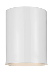 Visual Comfort Studio - 7813801EN3-15 - One Light Outdoor Flush Mount - Outdoor Cylinders - White