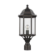 Generation Lighting - 8238701-71 - One Light Outdoor Post Lantern - Sevier - Antique Bronze
