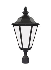 Generation Lighting - 89025-12 - One Light Outdoor Post Lantern - Brentwood - Black