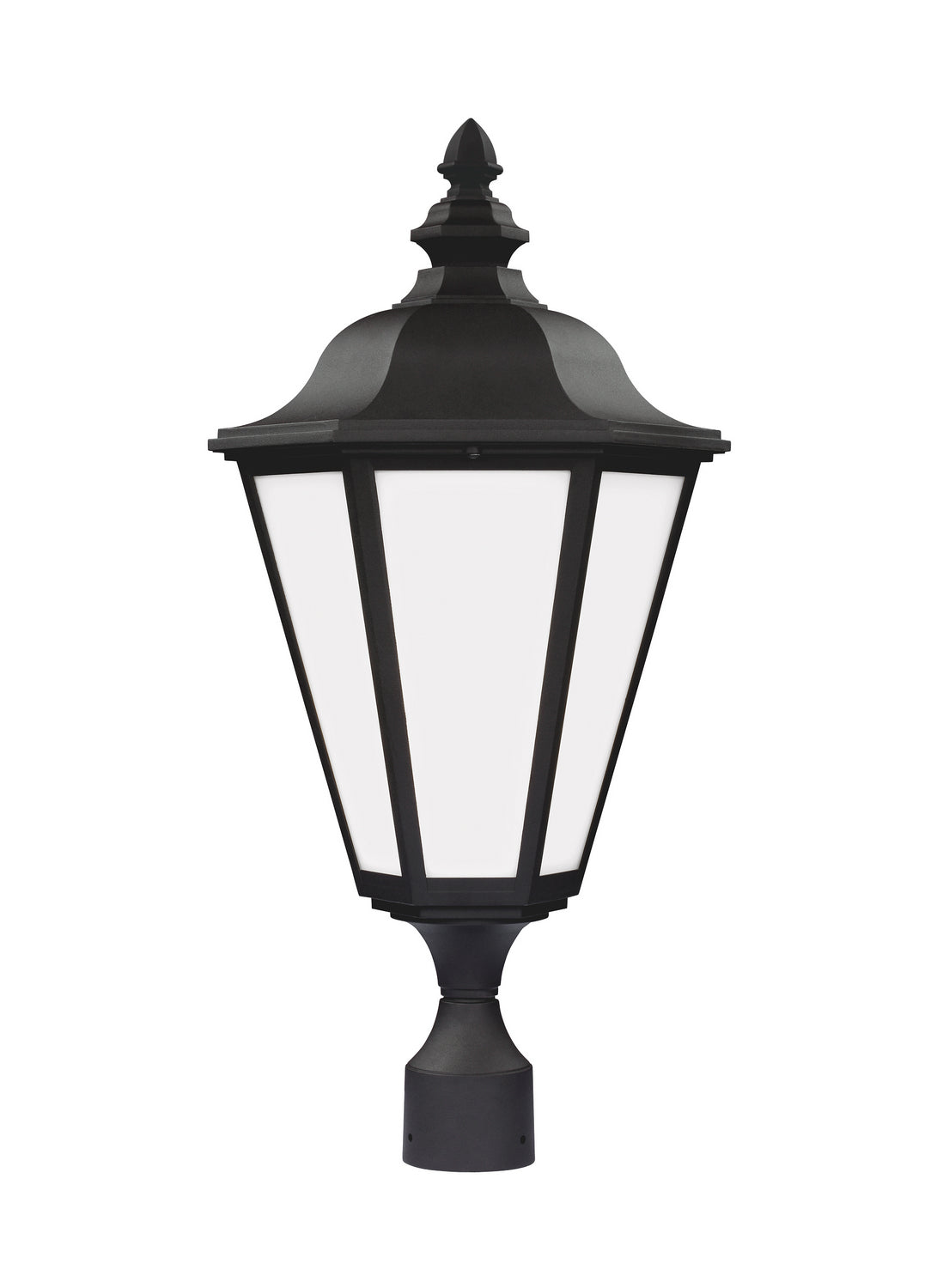 Generation Lighting - 89025-12 - One Light Outdoor Post Lantern - Brentwood - Black