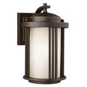 Generation Lighting - 8547901EN3-71 - One Light Outdoor Wall Lantern - Crowell - Antique Bronze