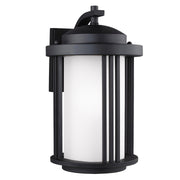 Generation Lighting - 8747901EN3-12 - One Light Outdoor Wall Lantern - Crowell - Black