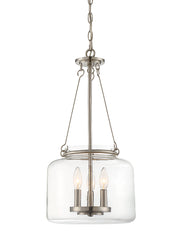 Savoy House - 7-9006-3-SN - Three Light Pendant - Akron - Satin Nickel