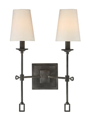 Savoy House - 9-9004-2-88 - Two Light Wall Sconce - Lorainne - Oxidized Black
