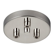 Generation Lighting - MPC03PN - Three Light Multi-Port Canopy with Swag Hooks - Multi-Port Canopies - Polished Nickel