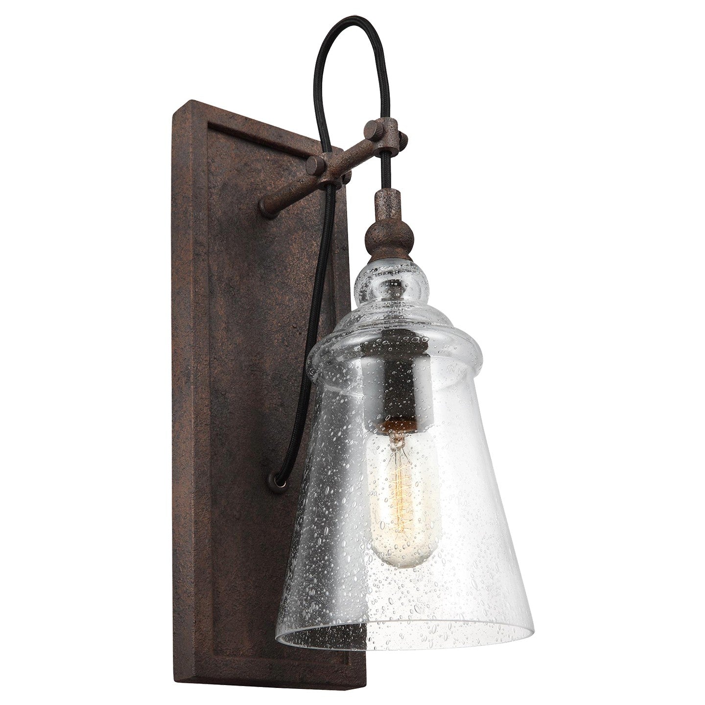 Generation Lighting - WB1850DWI - One Light Wall Sconce - Loras - Dark Weathered Iron