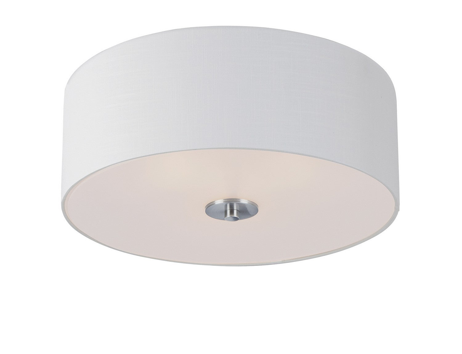 Maxim - 10010WLSN - Three Light Flush Mount - Bongo - Satin Nickel