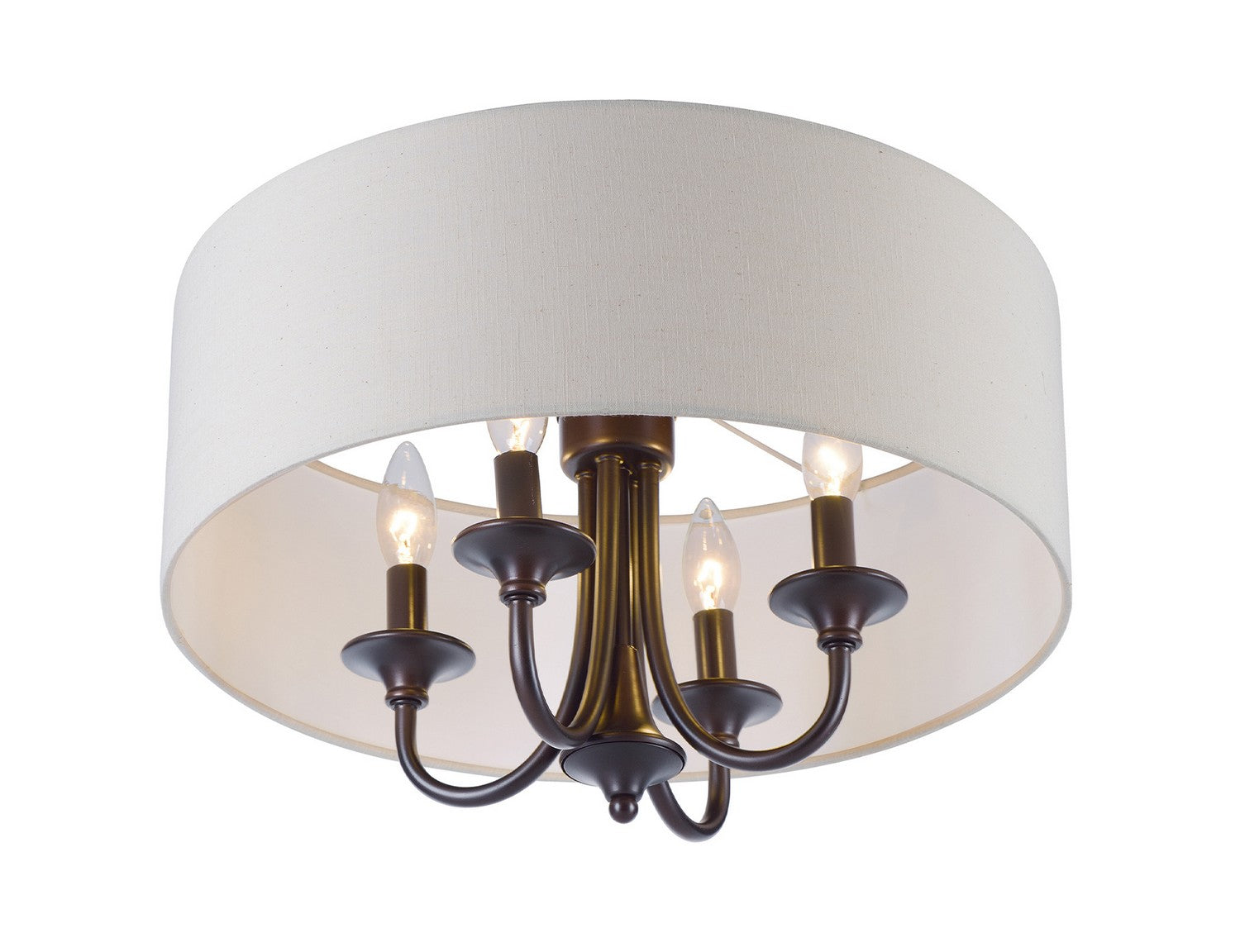 Maxim - 10013OMOI - Four Light Semi-Flush Mount/Pendant - Bongo - Oil Rubbed Bronze