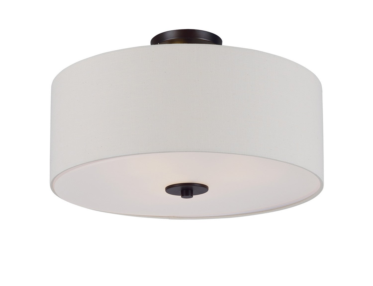 Maxim - 10014OMOI - Three Light Semi-Flush Mount - Bongo - Oil Rubbed Bronze