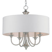 Maxim - 10015WLSN - Five Light Pendant - Bongo - Satin Nickel