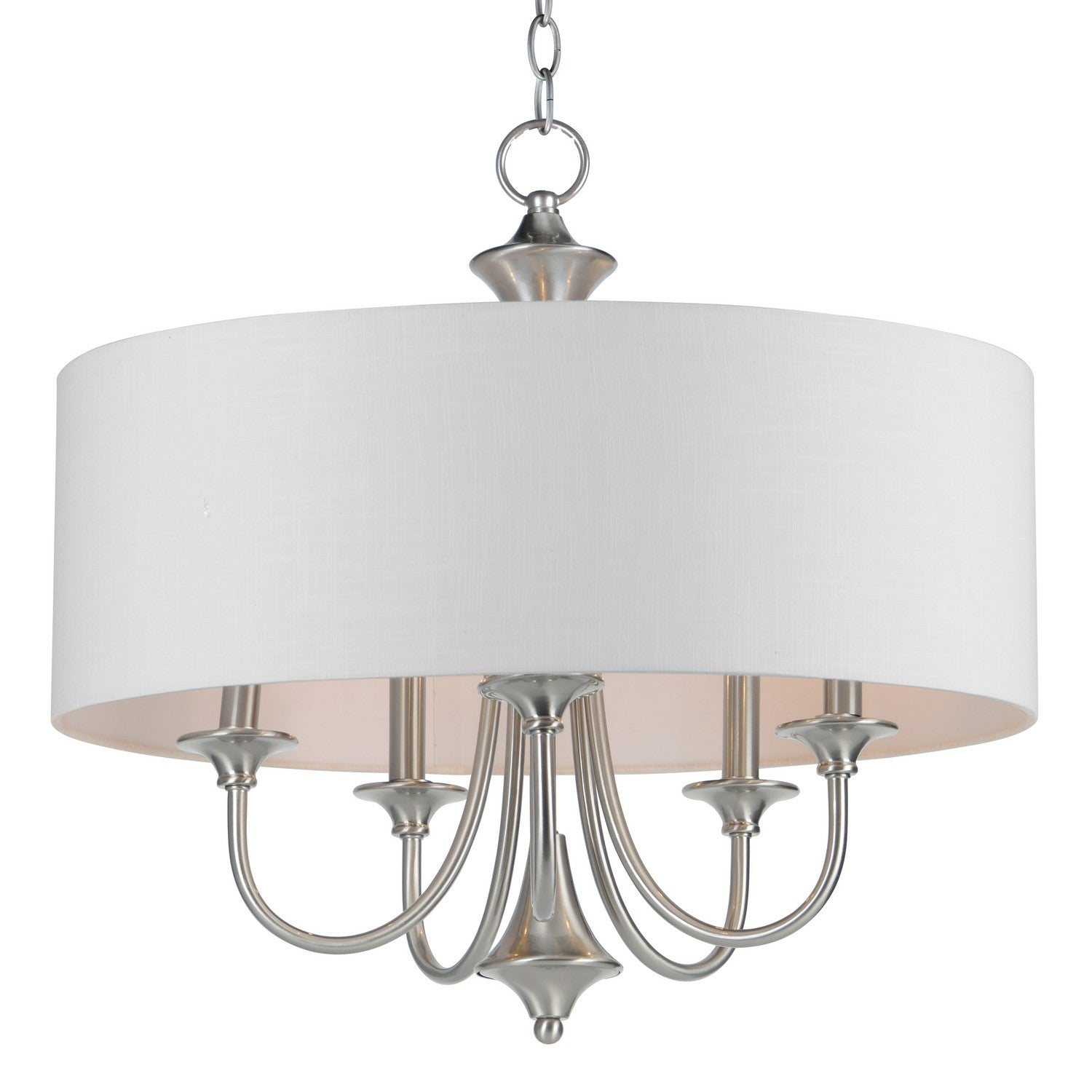 Maxim - 10015WLSN - Five Light Pendant - Bongo - Satin Nickel
