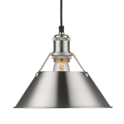 Golden - 3306-M PW-PW - One Light Pendant - Orwell - Pewter