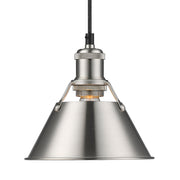 Golden - 3306-S PW-PW - One Light Mini Pendant - Orwell - Pewter