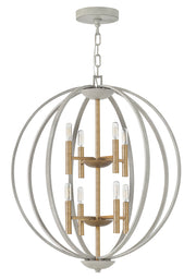 Hinkley - 3468CG - LED Foyer Pendant - Euclid - Cement Gray