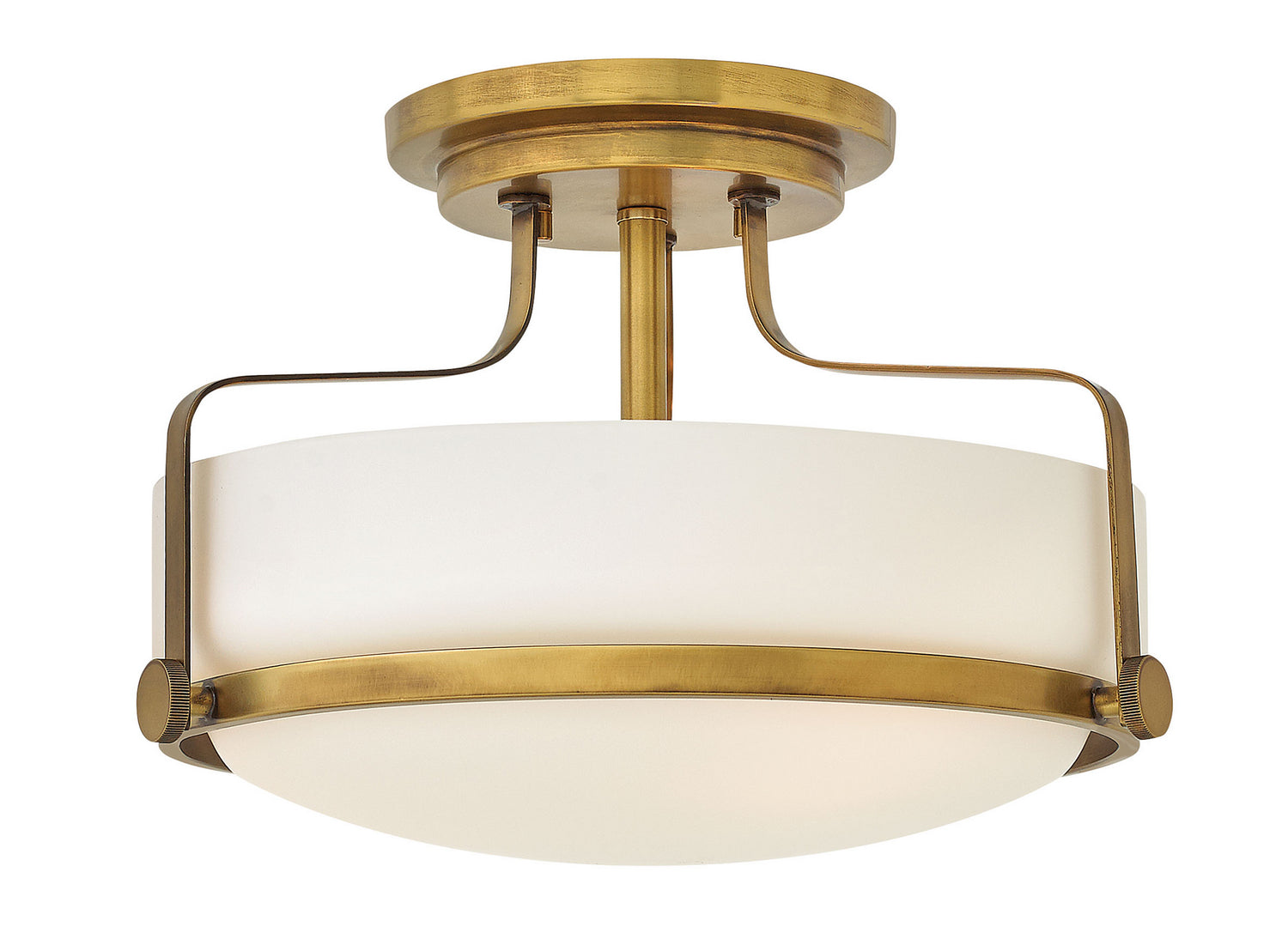 Hinkley - 3641HB - LED Semi-Flush Mount - Harper - Heritage Brass