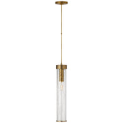 Visual Comfort Signature - KW 5118AB-CRG - One Light Pendant - Liaison - Antique-Burnished Brass
