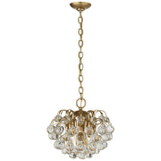 Visual Comfort Signature - ARN 5122HAB-CG - Six Light Chandelier - Bellvale - Hand-Rubbed Antique Brass