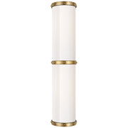 Ralph Lauren - RL 2534NB-WG - LED Bath Sconce - Bleeker - Natural Brass