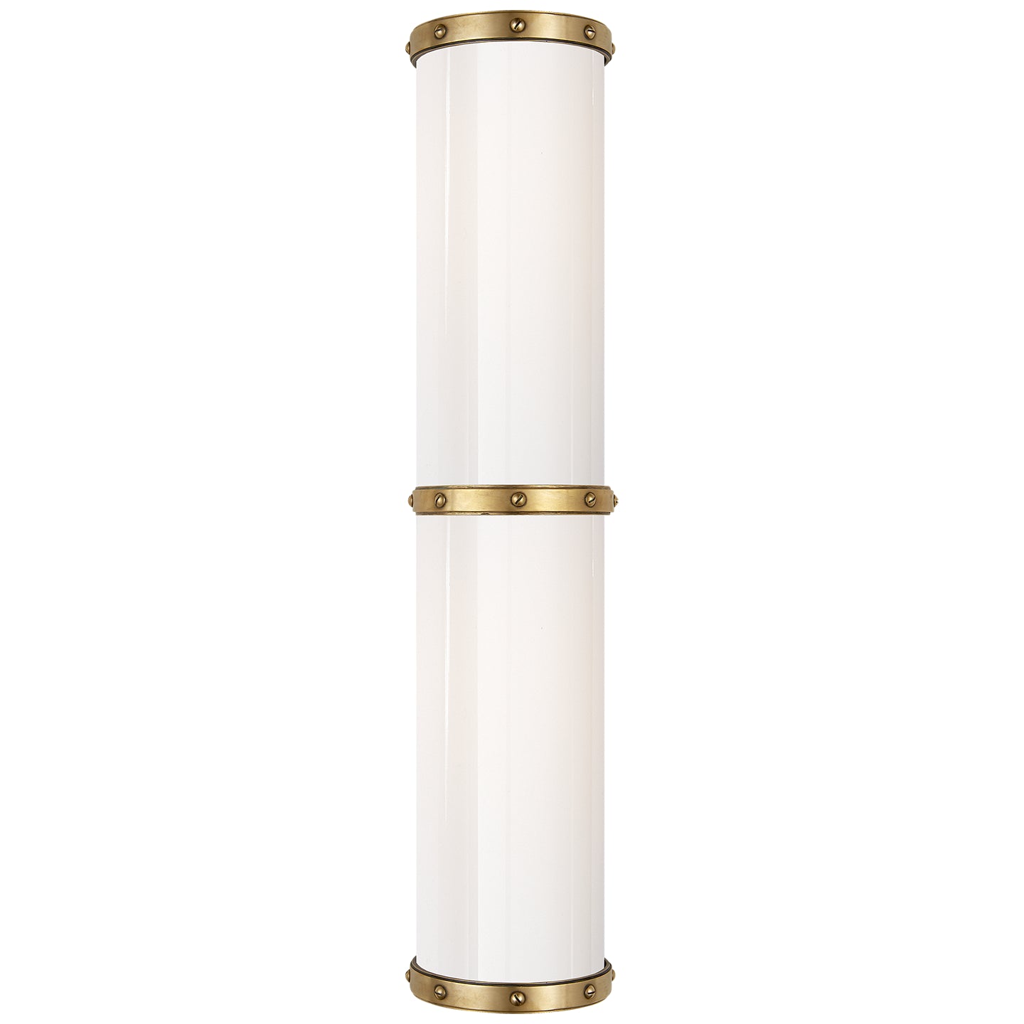 Ralph Lauren - RL 2534NB-WG - LED Bath Sconce - Bleeker - Natural Brass